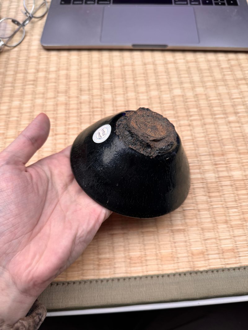宋 建窰兔毫斗笠盌 | Santos Collection | A Chinese Jian black-glazed 'hare's fur' conical bowl, Song dynasty - 图12