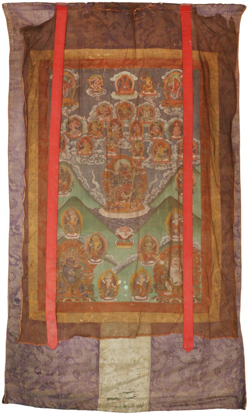 十九/二十世紀 西藏彩繪唐卡 | A Tibetan painted thangka, 19th-20th century