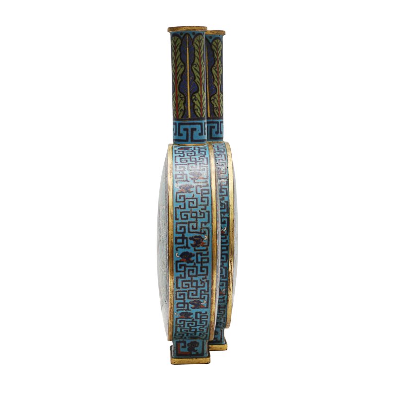 清十八/十九世紀 掐絲琺瑯龍紋雙聯瓶 | A Chinese cloisonné enamel 'dragon' conjoined vase, Qing dynasty, 18th/19th century - 图4