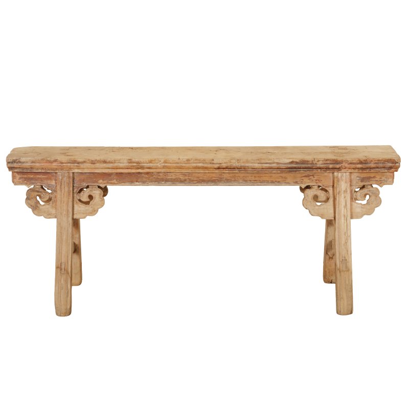 清十九世紀 軟木矮凳 | A Chinese softwood low bench, Qing dynasty, 19th century - 图3