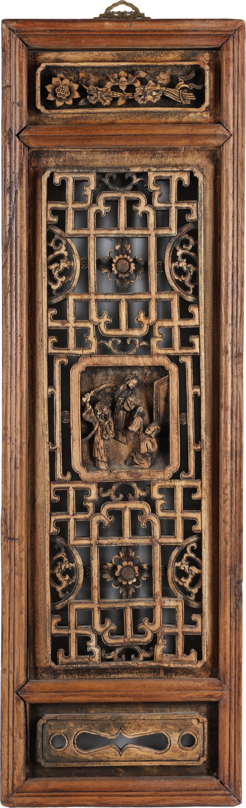 十九世紀 木雕人物故事圖板一對 | Two Chinese carved wood 'figural' panels, 19th century - 图4