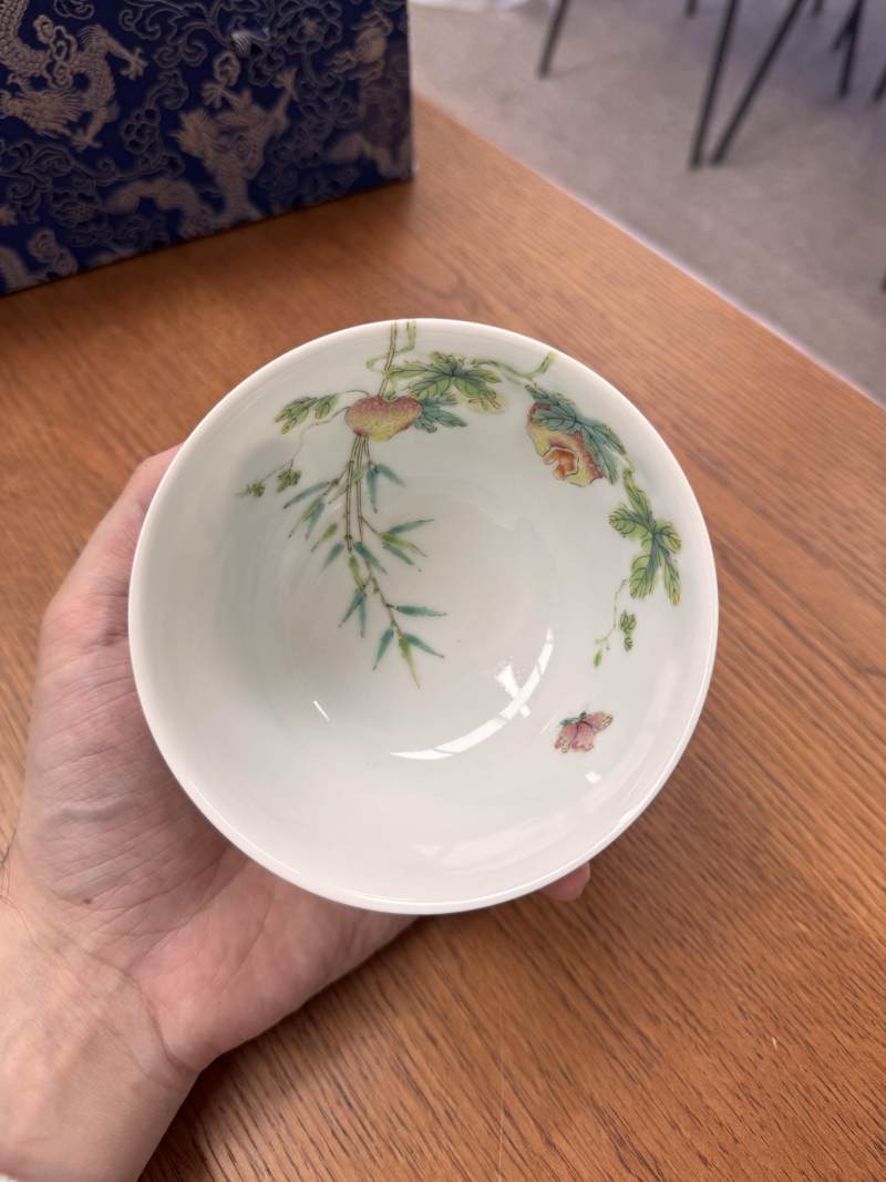 清道光 粉彩癩瓜紋蓋盌一對 《大清道光年製》款 | Santos Collection | A pair of fine Chinese famille-rose 'bitter melon' bowls and covers, Qing dynasty, Daoguang mark and period - 图57