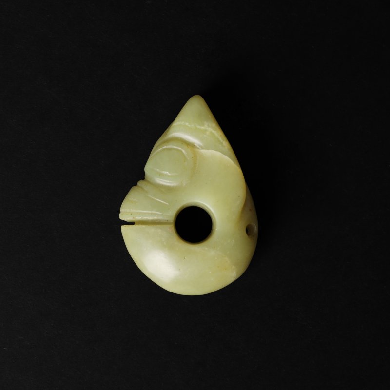 二十世紀 仿古玉豬龍 | A Chinese archaistic jade 'pig dragon' carving, zhulong, 20th century - 图3