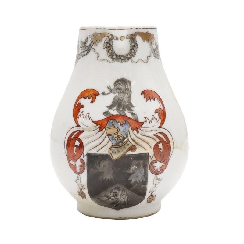 清乾隆 外銷紋章瓷一組五件 | A group of Chinese export armorial ceramics, Qing dynasty, Qianlong period - 图9