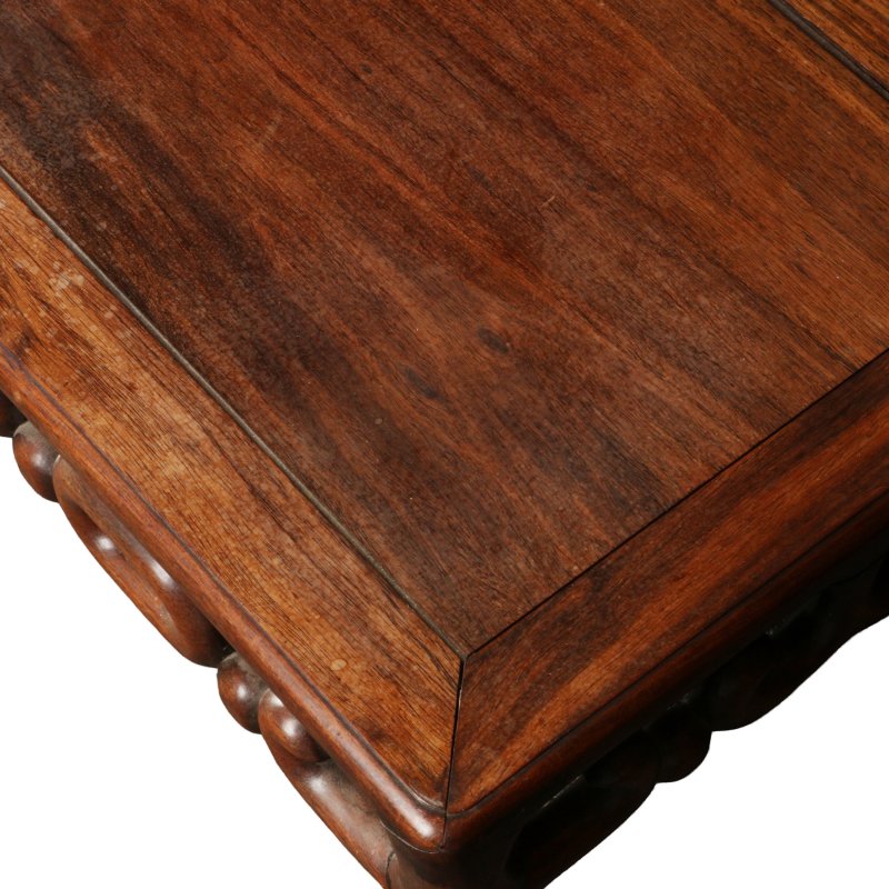十九/二十世紀 紅木炕桌 | A small Chinese hongmu table, kang, 19th/20th century - 图4