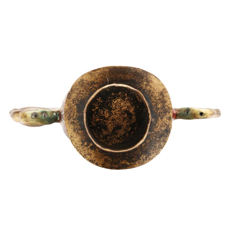 清十九世紀 掐絲琺瑯葫蘆形杖首 | A Chinese cloisonné enamel double-gourd finial, Qing dynasty, 19th century - 图5