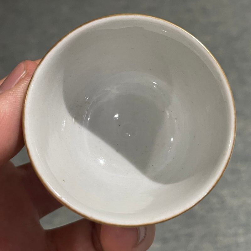 清 轧道粉彩什锦杯一套 - 图15