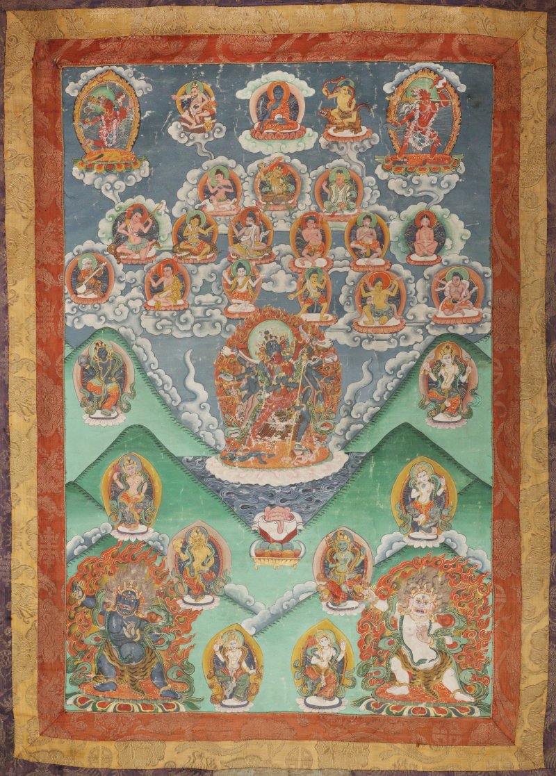 十九/二十世紀 西藏彩繪唐卡 | A Tibetan painted thangka, 19th-20th century - 图2