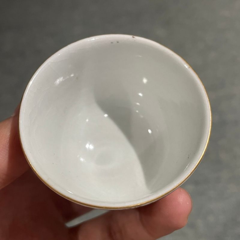清 轧道粉彩什锦杯一套 - 图50