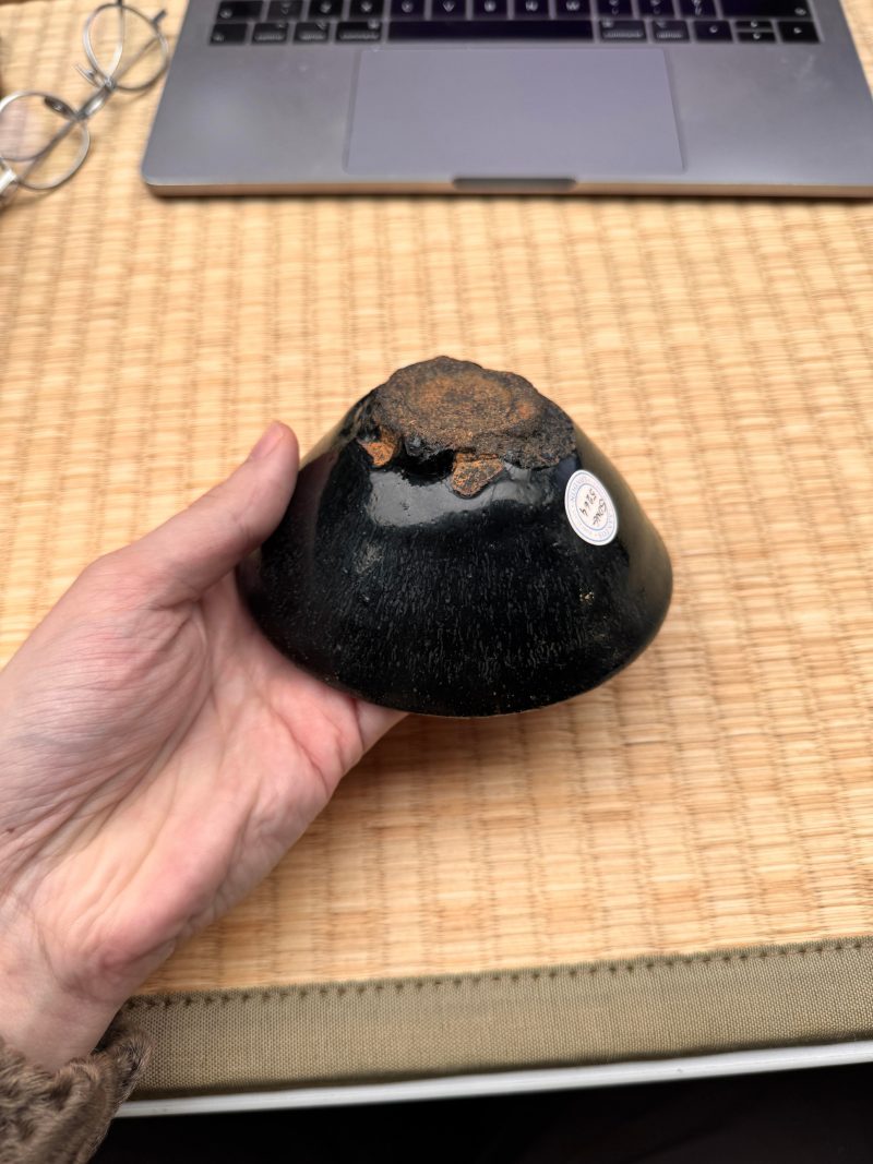 宋 建窰兔毫斗笠盌 | Santos Collection | A Chinese Jian black-glazed 'hare's fur' conical bowl, Song dynasty - 图18