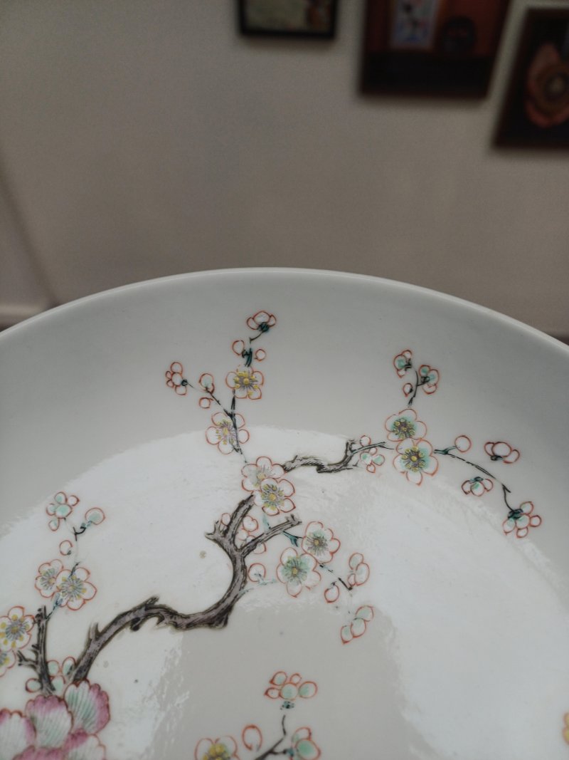 清雍正 粉彩過枝花卉紋盤 | Santos Collection | A fine Chinese famille-rose 'blossoms' dish, Qing dynasty, Yongzheng period - 图3