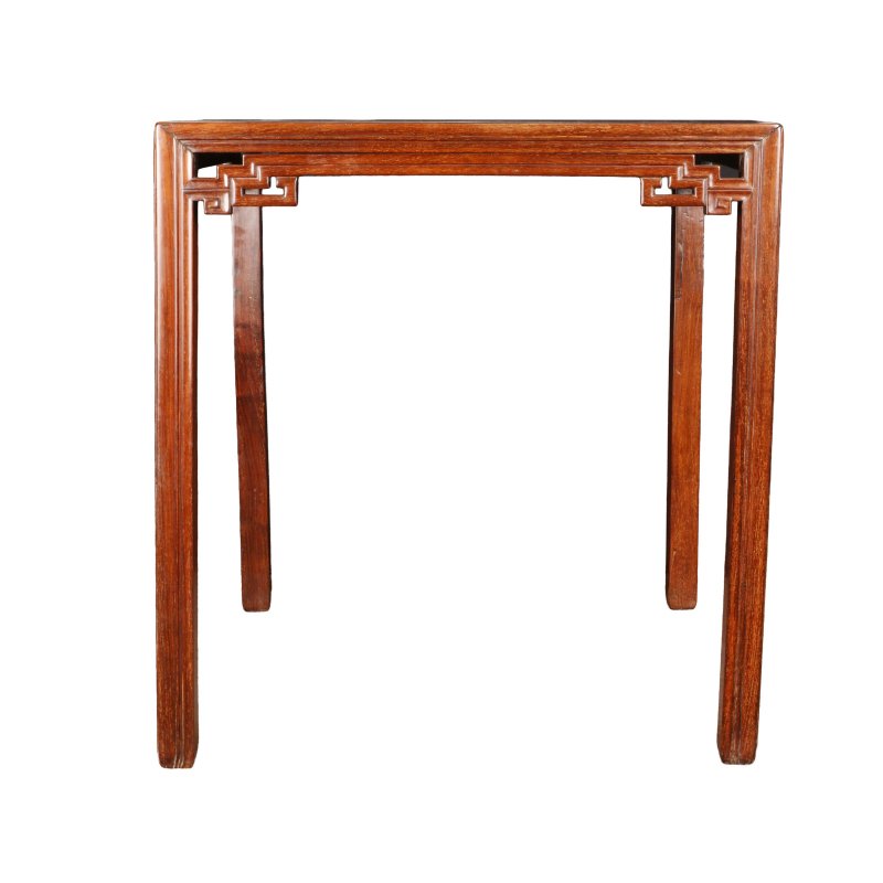 清十八/十九世紀 紅木方桌 | A Chinese hongmu square-form table, fangzhuo, Qing dynasty, 18th/19th century - 图2