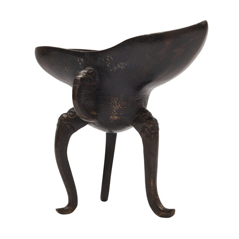明 青銅爵 | A Chinese bronze ritual wine vessel, jue, Ming dynasty