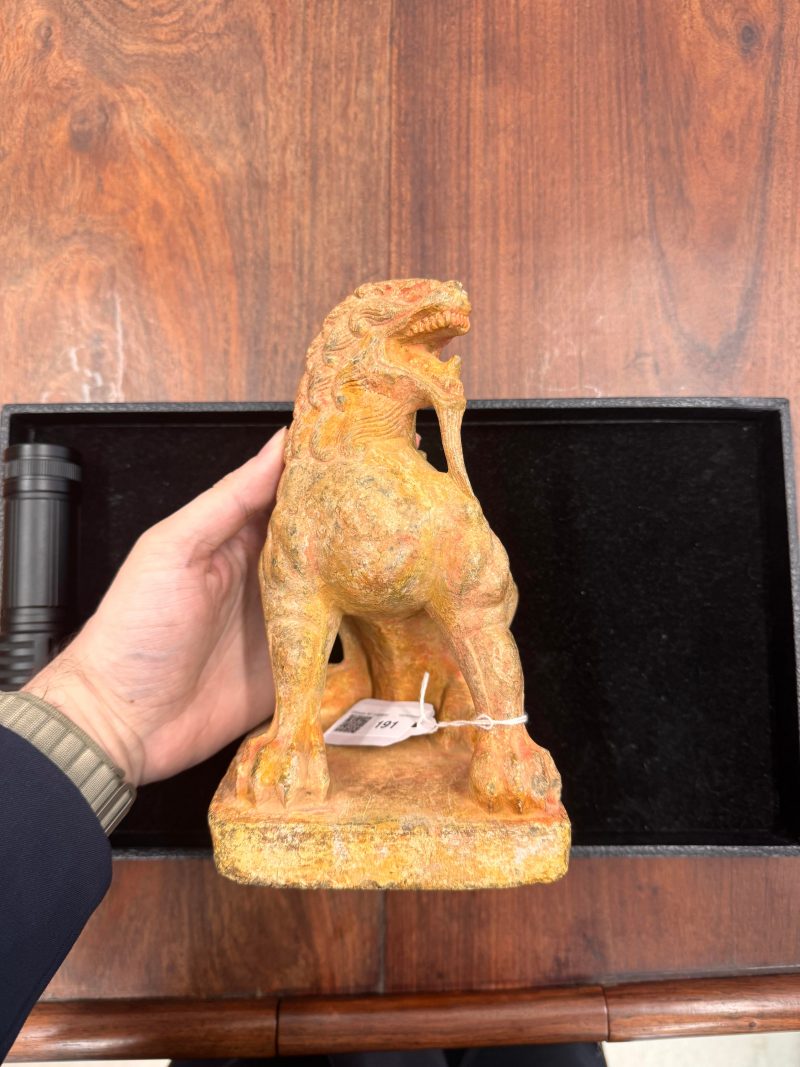 或為唐 大理石雕瑞獅像 | A Chinese marble carving of a lion, possibly Tang dynasty - 图37