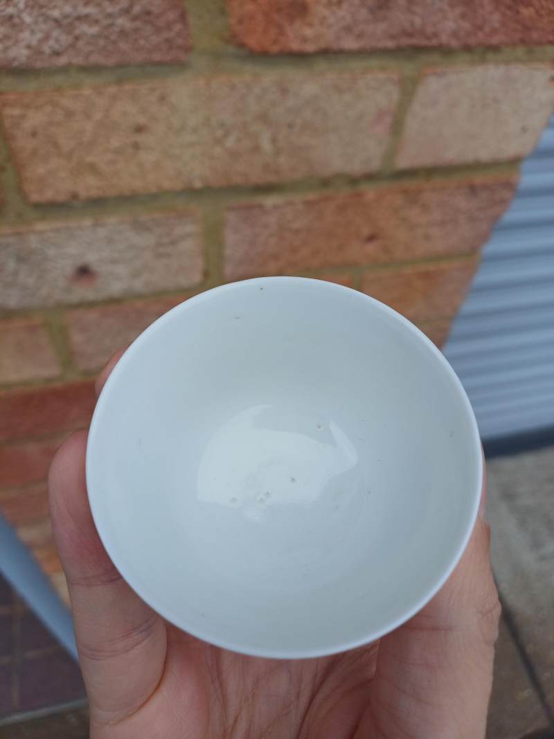 十九/二十世紀 白釉盃 《大清雍正年製》款 | A Chinese white-glazed cup, 19th/20th century - 图5