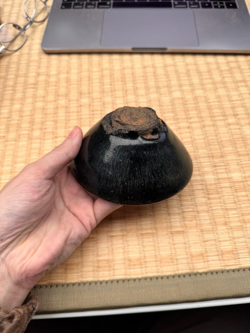 宋 建窰兔毫斗笠盌 | Santos Collection | A Chinese Jian black-glazed 'hare's fur' conical bowl, Song dynasty - 图19