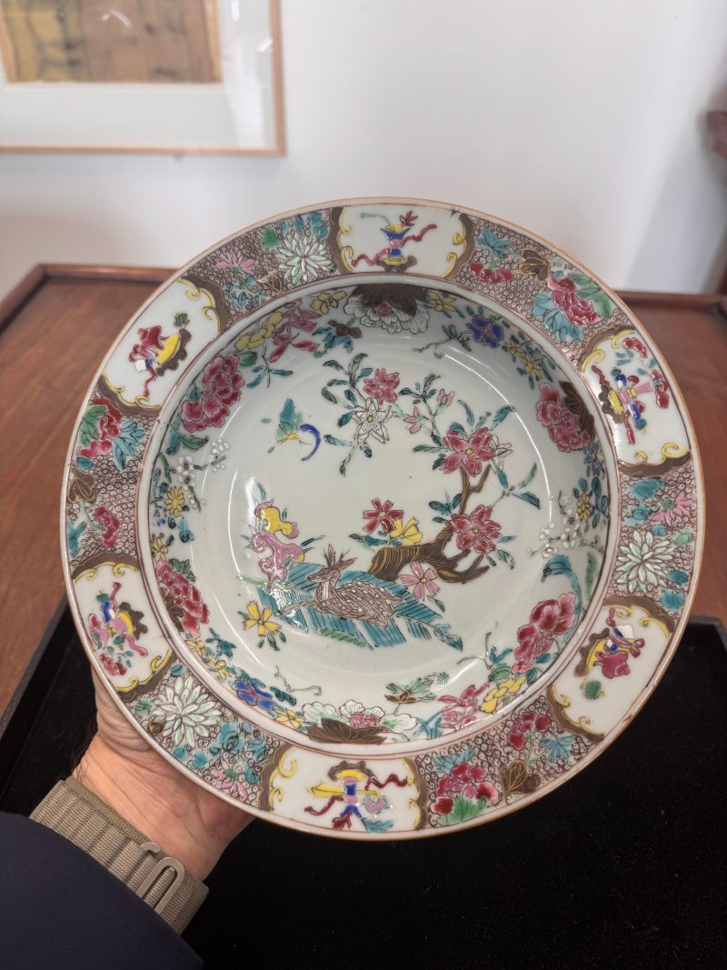 清雍正 粉彩壽鹿圖紋盤 | A Chinese famille-rose 'deer' dish, Qing dynasty, Yongzheng period - 图17