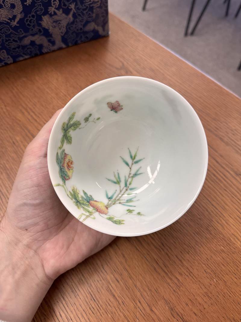 清道光 粉彩癩瓜紋蓋盌一對 《大清道光年製》款 | Santos Collection | A pair of fine Chinese famille-rose 'bitter melon' bowls and covers, Qing dynasty, Daoguang mark and period - 图58