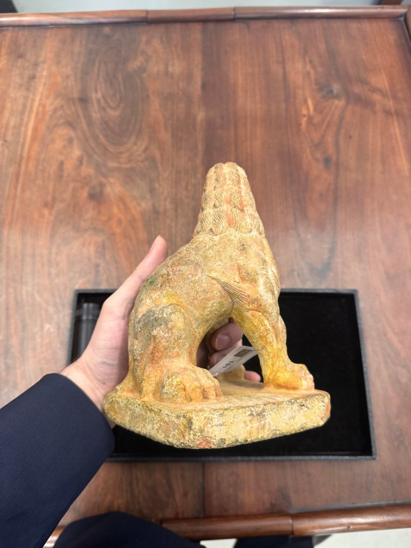 或為唐 大理石雕瑞獅像 | A Chinese marble carving of a lion, possibly Tang dynasty - 图38