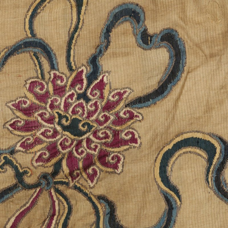 清乾隆 八吉祥紋掛屏 | A Chinese silk 'bajixiang' temple hanging, Qing dynasty, Qianlong period - 图2