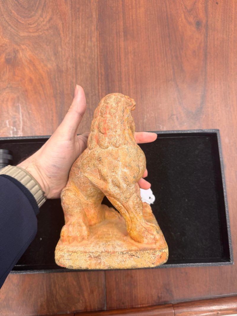 或為唐 大理石雕瑞獅像 | A Chinese marble carving of a lion, possibly Tang dynasty - 图16