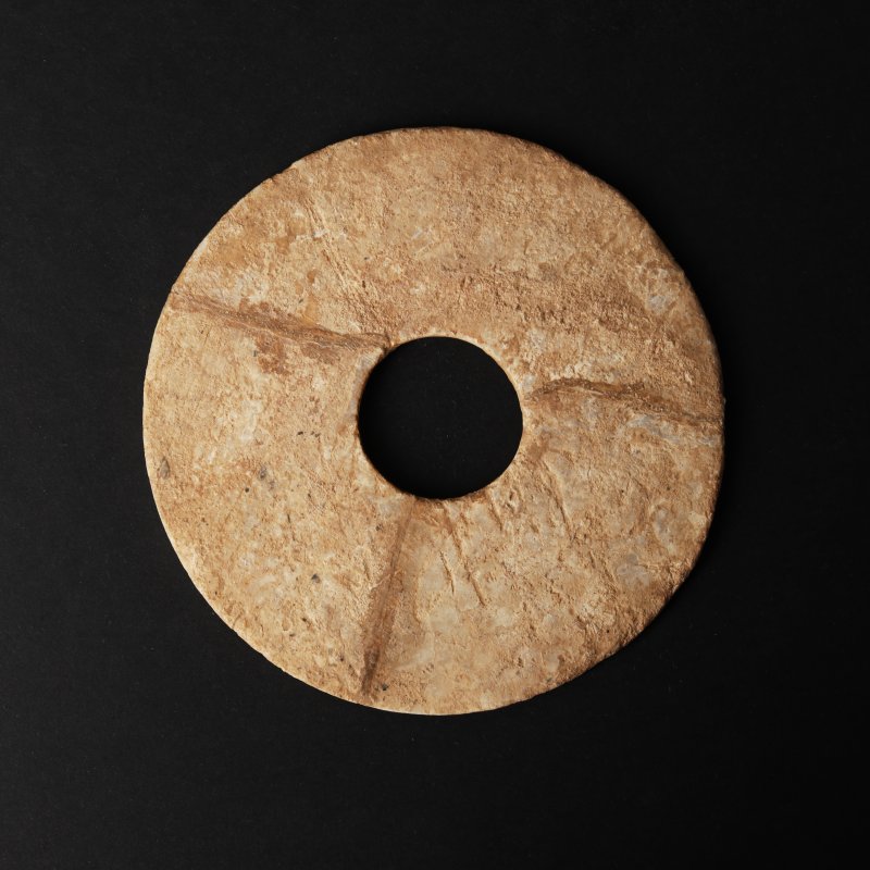 漢 琉璃璧 | A Chinese glass bi disc, Han dynasty - 图2