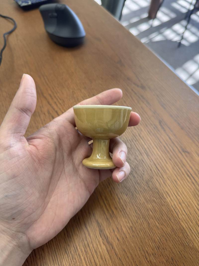 清康熙 米醬釉高足盃 | Santos Collection | A Chinese cafe-au-lait-glazed stem cup, Qing dynasty, Kangxi period - 图17