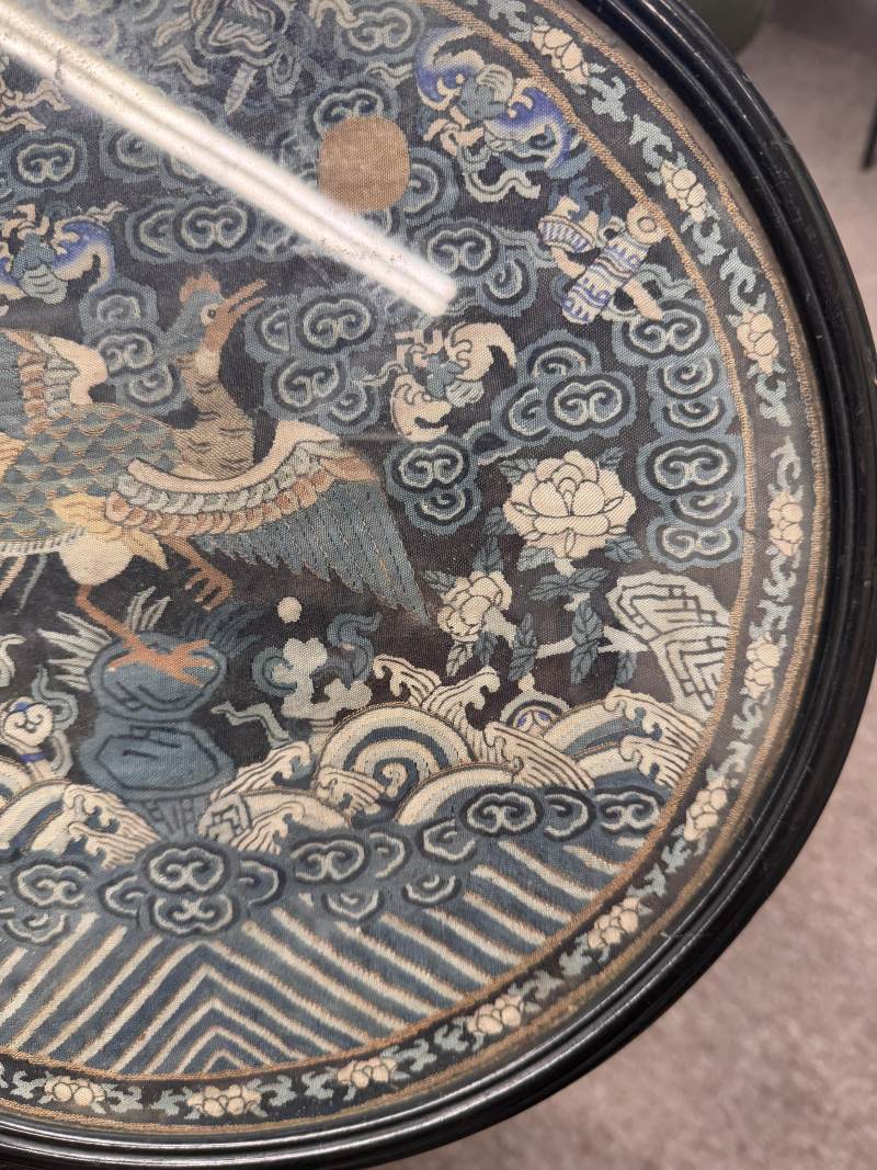 清十八/十九世紀 緙絲文官錦雞紋團補 | A fine Chinese silk kesi 'pheasant' roundel, Qing dynasty, 18th/19th century - 图5