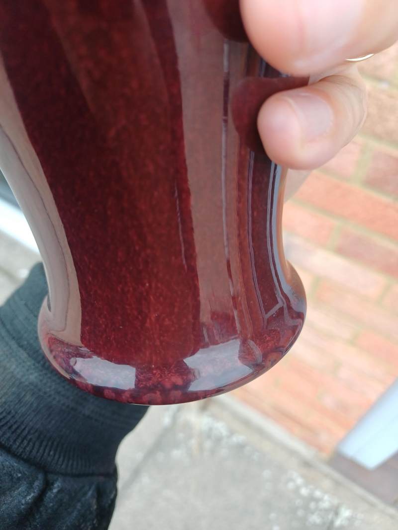 清十八世紀 仿郎窯紅釉瓶 | A fine Chinese Langyao-type copper-red vase, Qing dynasty, 18th century - 图15