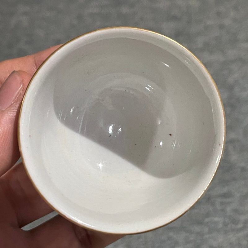 清 轧道粉彩什锦杯一套 - 图20