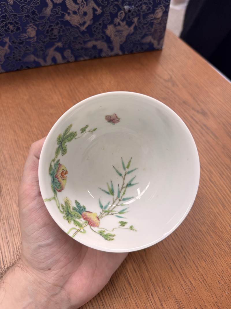 清道光 粉彩癩瓜紋蓋盌一對 《大清道光年製》款 | Santos Collection | A pair of fine Chinese famille-rose 'bitter melon' bowls and covers, Qing dynasty, Daoguang mark and period - 图19