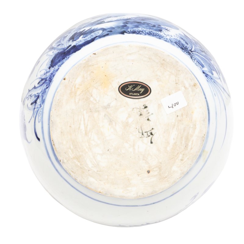 清十八/十九世紀 青花鳳凰穿花紋盌 | A Chinese blue and white 'phoenix' bowl, Qing dynasty, 18th/19th century - 图4