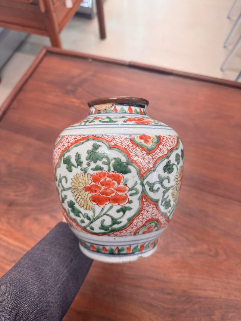 過渡期 五彩穿花鳳紋罐 | A Chinese wucai 'phoenix' jar, Transitional period, 17th century - 图16