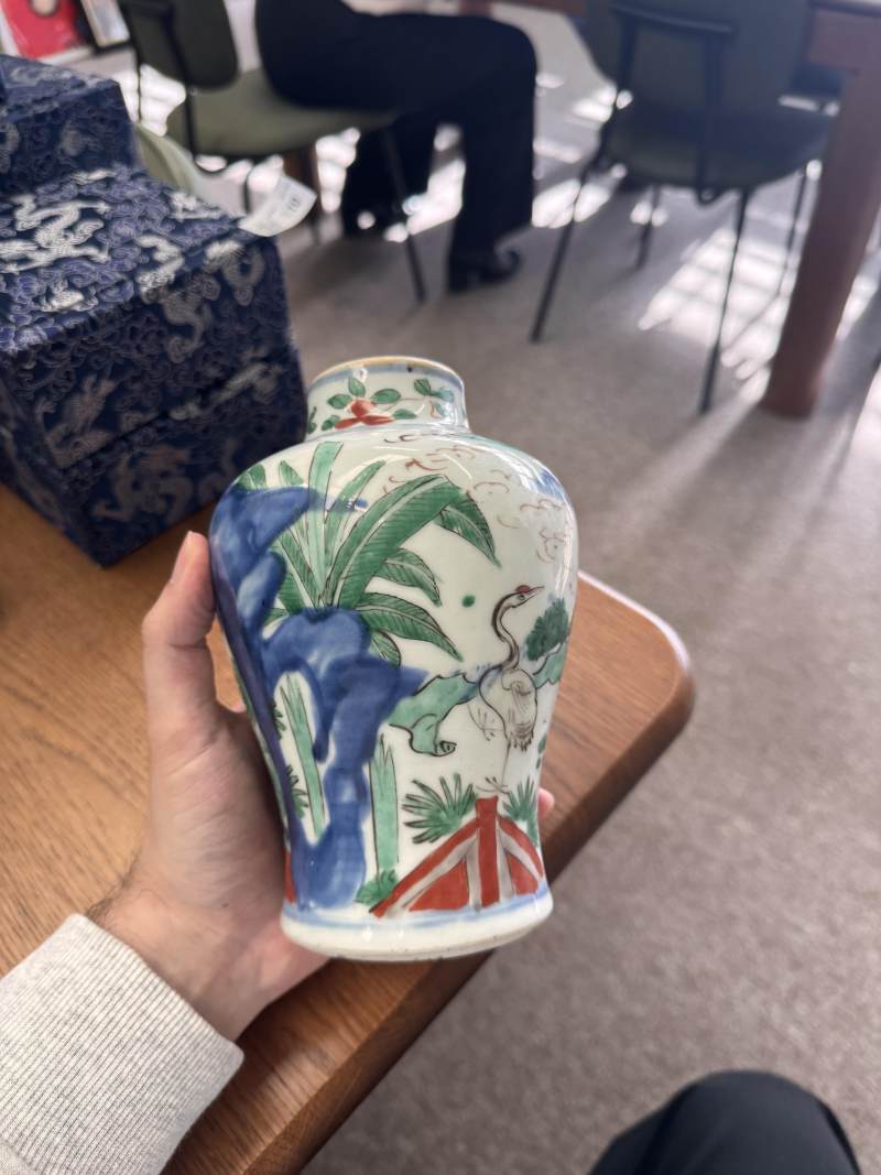 十七世紀 五彩高士圖瓶 | Santos Collection | A Chinese wucai 'official and attendant' vase, 17th century - 图20
