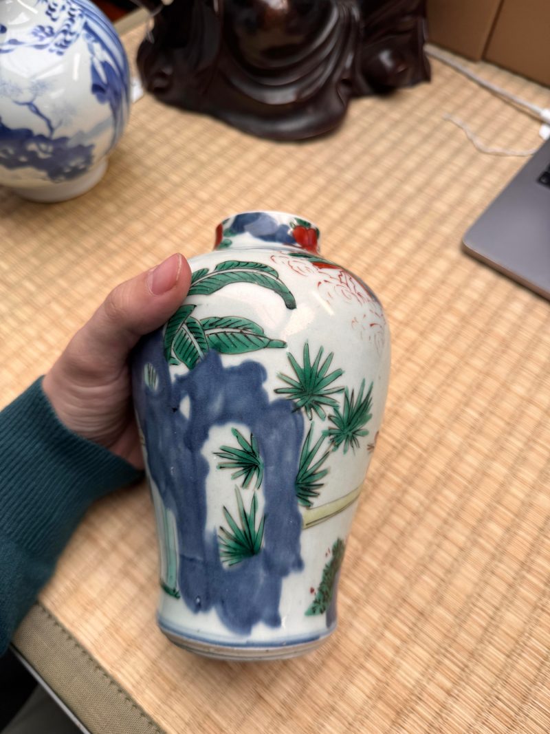 清順治 五彩高士圖罐 | A Chinese wucai 'official' vase, Qing dynasty, Shunzhi period - 图13