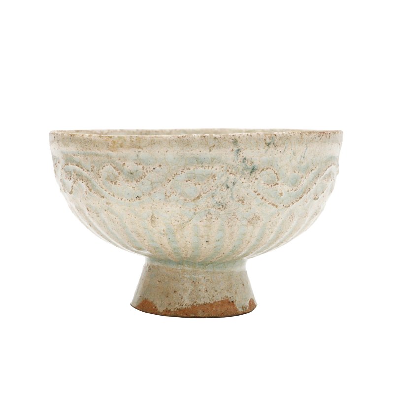 明或更早 各式青瓷一組三件 | A group of Chinese celadon ceramics, Ming dynasty or earlier - 图5