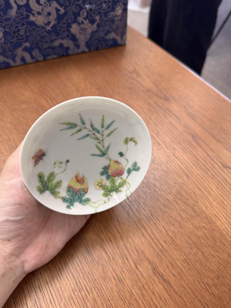 清道光 粉彩癩瓜紋蓋盌一對 《大清道光年製》款 | Santos Collection | A pair of fine Chinese famille-rose 'bitter melon' bowls and covers, Qing dynasty, Daoguang mark and period - 图35