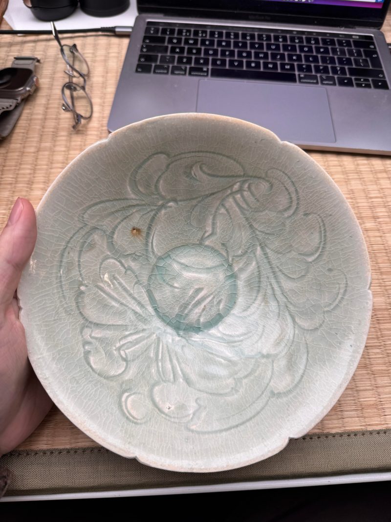 南宋 青白釉刻牡丹紋笠式盌 | Santos Collection | A Chinese Qingbai 'peony' carved bowl, Southern Song dynasty - 图3