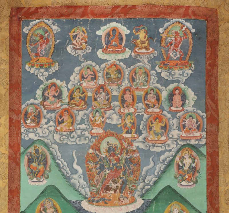 十九/二十世紀 西藏彩繪唐卡 | A Tibetan painted thangka, 19th-20th century - 图4