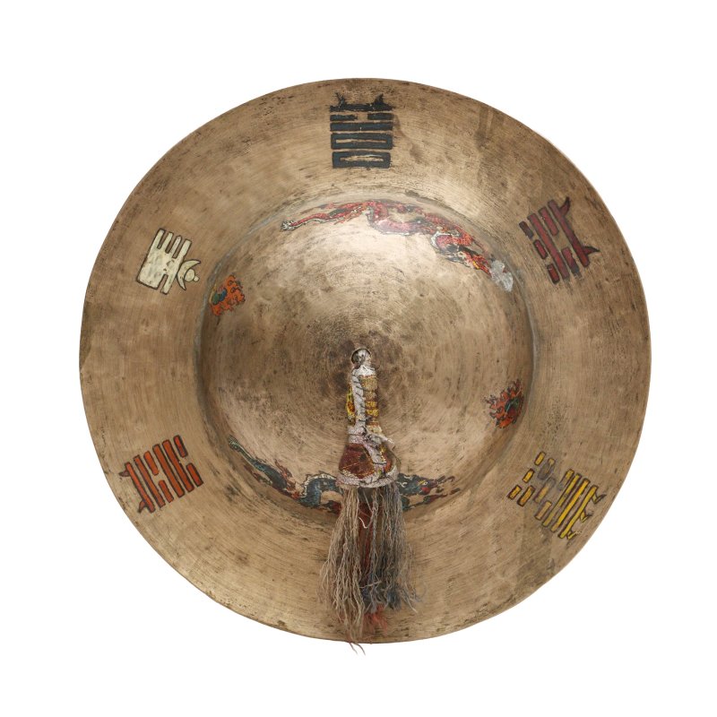 十九世紀 西藏銅鈸一對 | A pair of Tibetan cymbals, rolmo, 19th century - 图4