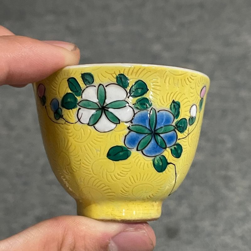 清 轧道粉彩什锦杯一套 - 图23