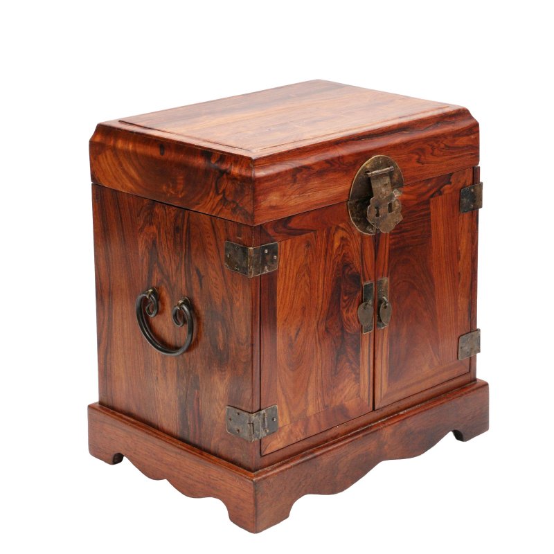 十九至二十世紀 黃花梨嵌銅飾官皮箱 | A Chinese huanghuali portable seal chest, guanpixiang, 19th/20th century - 图2