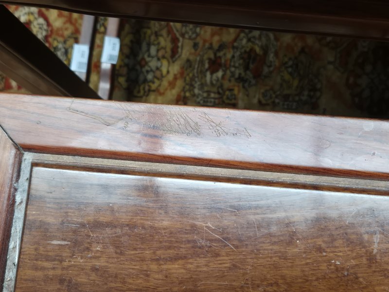 二十世紀 硬木方櫈一組五件 | A group of five Chinese wood side tables, 20th century - 图4