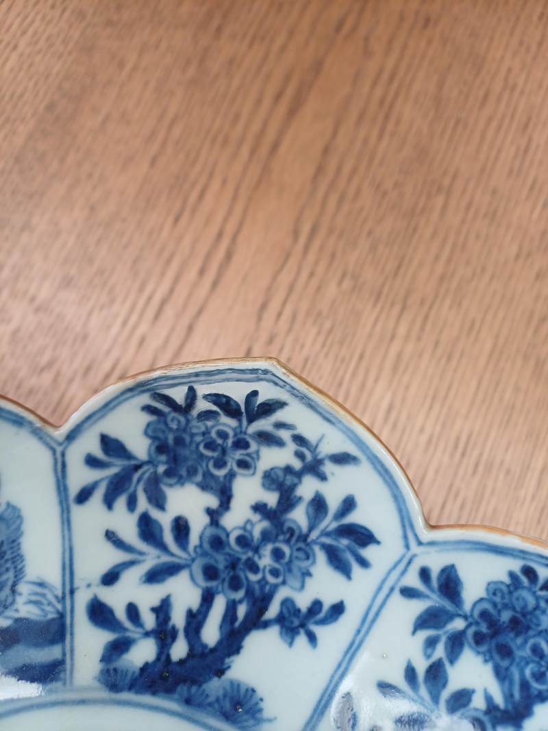 清十八世紀 青花猛虎圖花口盤 | A Chinese blue and white 'tiger' foliate dish, Qing dynasty, 18th century - 图5