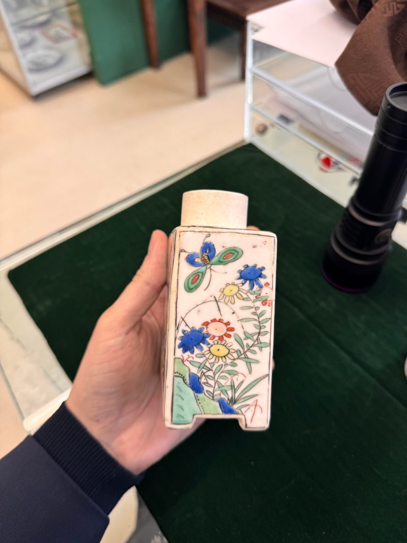 清康熙 粉彩花卉紋茶蓋罐 | Santos Collection | A Chinese export famille-rose tea caddy, Qing dynasty, Kangxi period - 图13