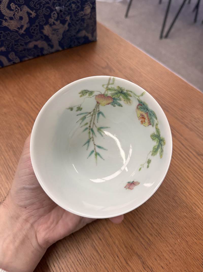 清道光 粉彩癩瓜紋蓋盌一對 《大清道光年製》款 | Santos Collection | A pair of fine Chinese famille-rose 'bitter melon' bowls and covers, Qing dynasty, Daoguang mark and period - 图60