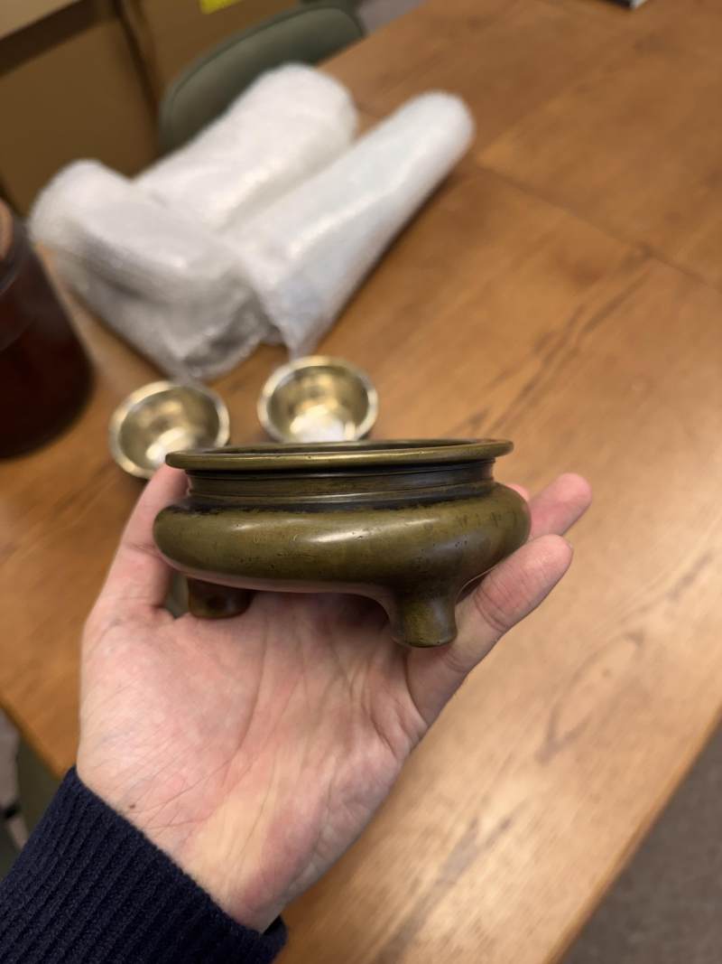 清十九世紀 三足銅爐 | A Chinese bronze tripod censer, Qing dynasty, 19th century - 图3