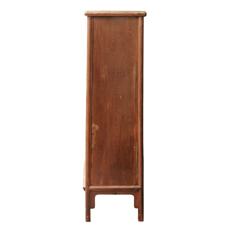 清十九世紀 櫸木圓角櫃 | A Chinese jumu round-corner cabinet, yuanjiaogui, Qing dynasty, 19th century - 图2