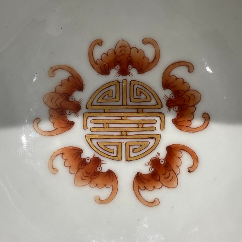 民国 斗彩双龙赶珠纹碗 - 图12