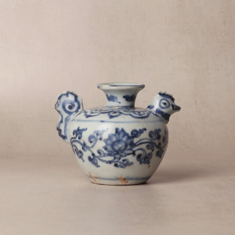 明 青花雞形水滴 | Santos Collection | A Chinese blue and white 'chicken' water dropper, Ming dynasty - 图3